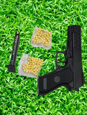 Reloader UBLA UNDA MOUSER TOY GUN WITH 120 BULLETS Guns & Darts(Black)