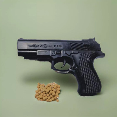SHIVRAJ Real.mini x-fighter toy mouser gun with 60 bullets for kids Guns & Darts(Black)