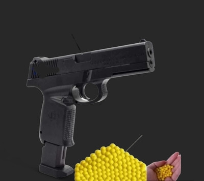 SHIVRAJ Neelanjana pickashow real toy new mouser gun with bullets for.kids Guns & Darts(Black, Multicolor)