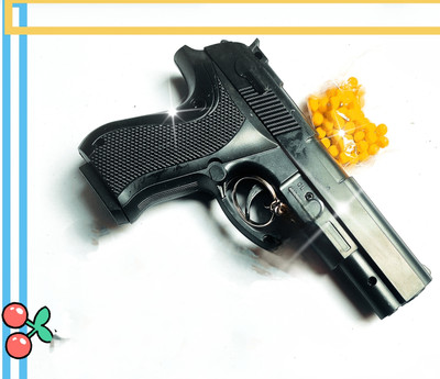 SHIVRAJ Real battle mini sharpshooter action toy pubg free fire toy mouser gun for kids Guns & Darts(Black)