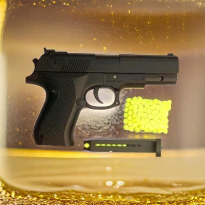 SHIVRAJ Real fighter pubg gun (mouser gun) for boys with extra bullets Guns & Darts(Black)