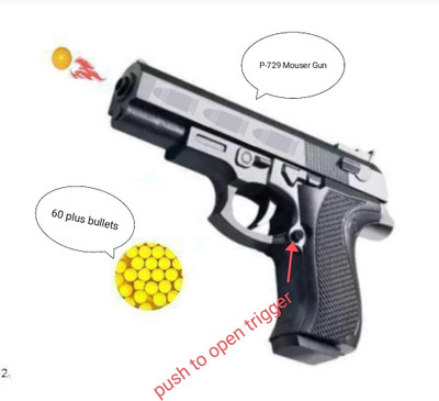 Pphand Iconic mini toy pistol air shooting mouser gun for kids Guns & Darts(Black)