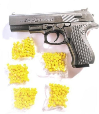 N K Hol Mini toy pubg Mouser gun with 300 plus bullets for kids Guns & Darts(Black)