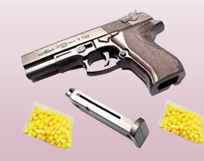 Harsun LALA JI THE PUBG MAUSER TOY GUN WITH 120 BULLETS Guns & Darts(Black)