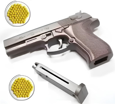 Cambly Plastic Air Sports Mauser Toy Gun with 55 Count 6mm BB Bullets for Kids Guns & Darts(Multicolor)