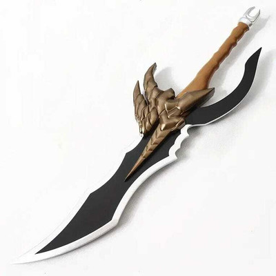 Dreamland Creation Solo Leveling Kasaka's Venom Fang Cosplay Wooden Dragger Katana Maces & Swords(Multicolor)