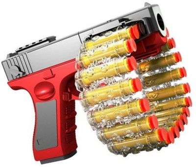 Zuuluzrs Shooting Gun Toy With Soft Foam Bullets Safe For Kids Air Blaster Pistol Guns & Darts(Red)