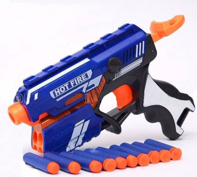 A R ENTERPRISES Toy With 10 Safe For Kids Guns & Darts(Blue)