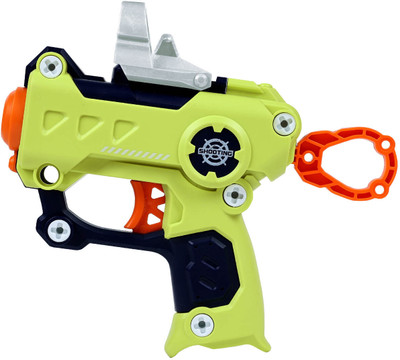 SKOODLE Max Defense Spy Super Green Gun Toy & 12 Soft Foam Bullets | Blaster Gun For 5+ Guns & Darts(White, Multicolor)