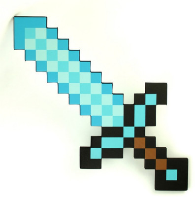 FOZZO-SK New Soft Minecraft Diamond Sword Maces & Swords(Multicolor)