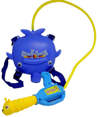 Brown Leaf Mono Fish Water Tank Toy Pichkari For Holi & Summer Pool Party(Pack of 1) Water Gun(Blue)