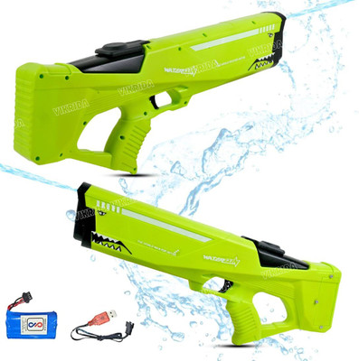 VikriDa Water Soaker Squirt Guns 600CC & Excellent Range 40FT Holi Automatic Water Gun Water Gun(Green)
