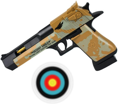 HappyBive Army Style Light and Sound Projection Desert Eagle Pistol Toy Gun for Kids |K09 Guns & Darts(Multicolor)
