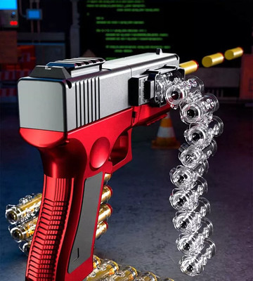 Zuuluzrs Pistol Gun Soft Bullet Air Blaster Soft Shooting Gun Toy Guns & Darts(Multicolor)