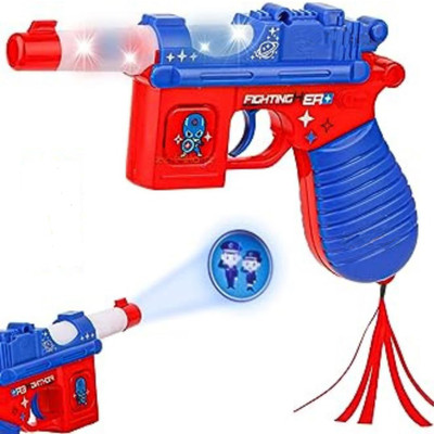Toyporium Projector Musical Kids Toy Gun with Realistic Sound Telescope & Light Effect|T09 Guns & Darts(Multicolor)