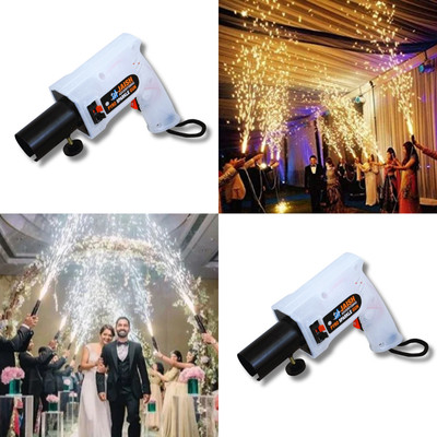 JAISH ADVERTISING Cold Pyro white Sparkular Gun for Parties & Celebrations Combo-2 Diwali Gun(White)