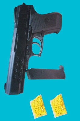 Harsun GUBBAR SUPPER HERO TOY GUN WITH 120 BULLETS Guns & Darts(Black)