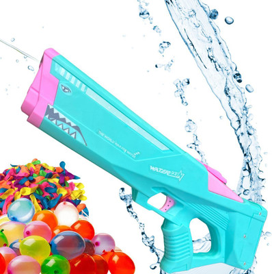 Artonezt 600CC Electric Water Gun for Kids Adults, Automatic Water Blaster Squirt Gun Water Gun(Green, Pink)