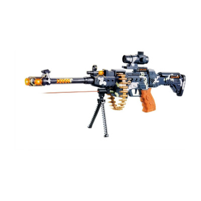 ZUNBELLA Musical Army Style Toy for Kids with Music, Lights & Laser Guns Darts & Plastic Bullets(Multicolor)