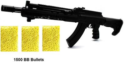 IndusBay 27Inch Toy Sniper Gun Rifle AWM M416 Army Style Airsoft Gun with 1500 BB Bullets Guns & Darts