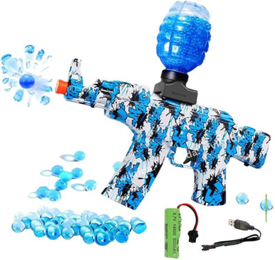 SJVJ Electric Water Ball Blaster Toy for Outdoor Activities with Small Balls Bullets Water Gun(Multicolor)