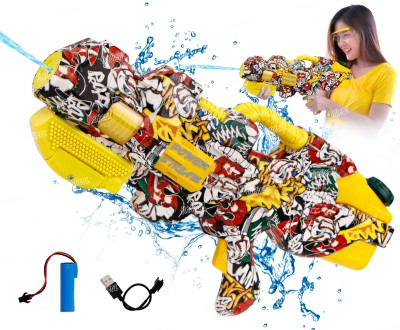 FIDDLERZ Electric Water Gun for kids High Pressure Holi Pichkari Automatic Toy Water Gun(Multicolor)