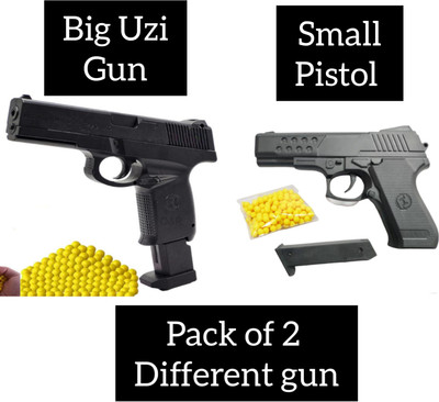 SHIVRAJ Air pistol mouser gun (combo of 2 big and small) plastic guns Guns & Darts(Black)