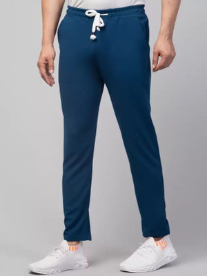 Treasurelook Solid Women Light Blue Track Pants