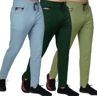 ROAR FIT Solid Men Multicolor Track Pants