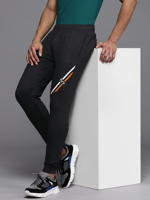 HRX by Hrithik Roshan Colorblock Men Grey Track Pants