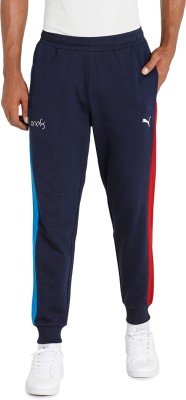 PUMA VK Contrast Pants Printed Men Blue Track Pants