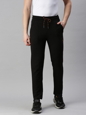 Zedd Solid Men Black Track Pants