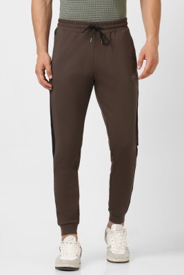 VAN HEUSEN Striped Men Brown Track Pants