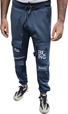 MindsArt Solid Men Grey Track Pants