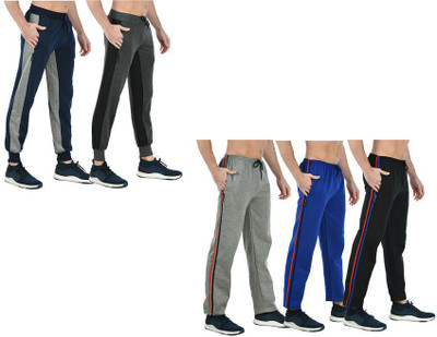 IndiWeaves Solid Men Multicolor Track Pants