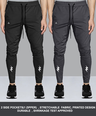AVOLT Self Design Men Multicolor Track Pants