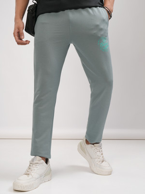 HIGHLANDER Solid Men Grey Track Pants