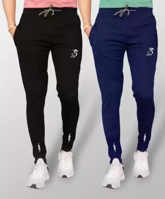 sonizeed f Printed Men Blue, Black Track Pants