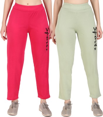 zazbi Solid Women Multicolor Track Pants