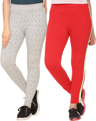 HouseOfCommon Solid Women Red, Grey Track Pants