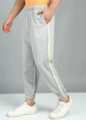 Alan Jones Solid Men Grey Track Pants