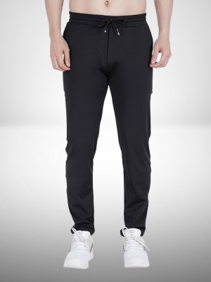 Alley Bothers Solid Men Black Track Pants