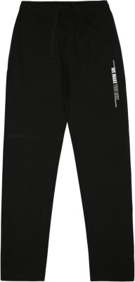 Dyca Self Design Men Black Track Pants