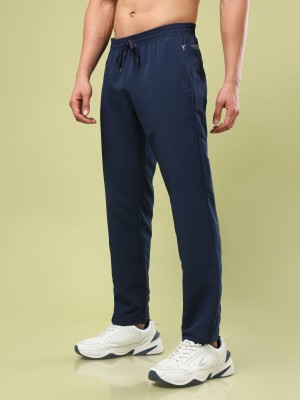 TECHNOSPORT Solid Men Blue Track Pants