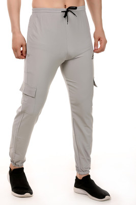 XPANT Solid Men Grey Track Pants