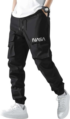 Valley Printed Men Grey Track Pants