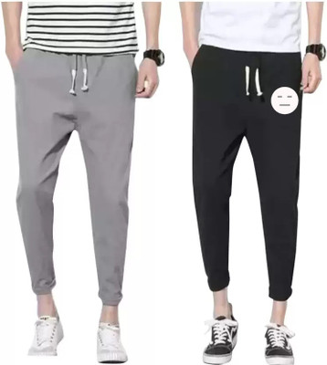 bfb Solid, Printed Men Multicolor Track Pants