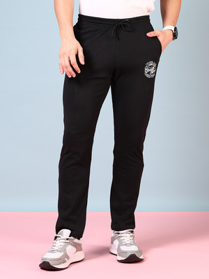 V-MART Solid Men Black Track Pants