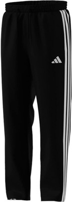 ADIDAS Striped Men Black Track Pants