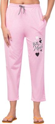 WEARSPOT Printed Women Pink Track Pants